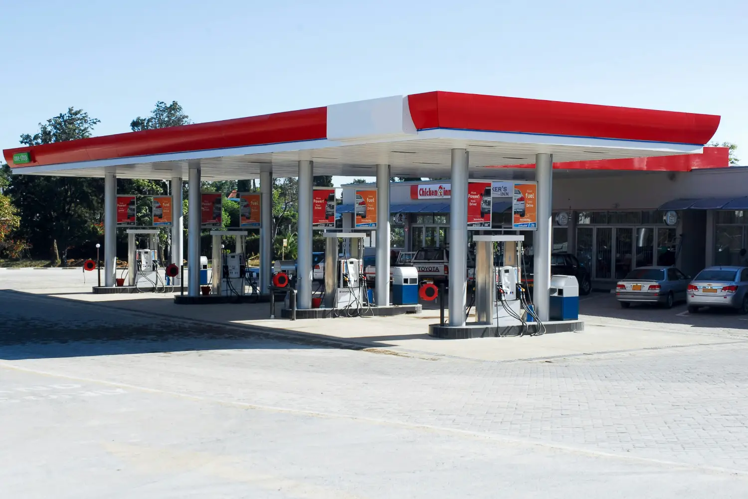 gas station