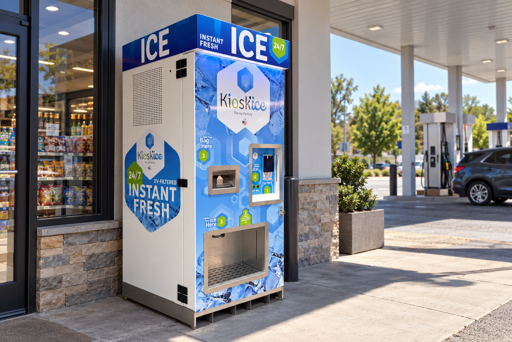 Kiosk’Ice — mise en situation : station-service